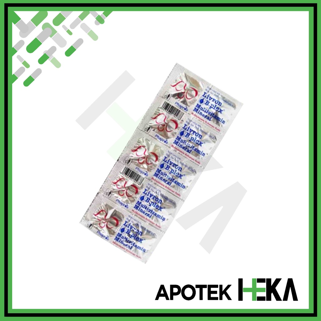 Livron B Plex Strip isi 10 Tablet - Multivitamin Mineral (SEMARANG)