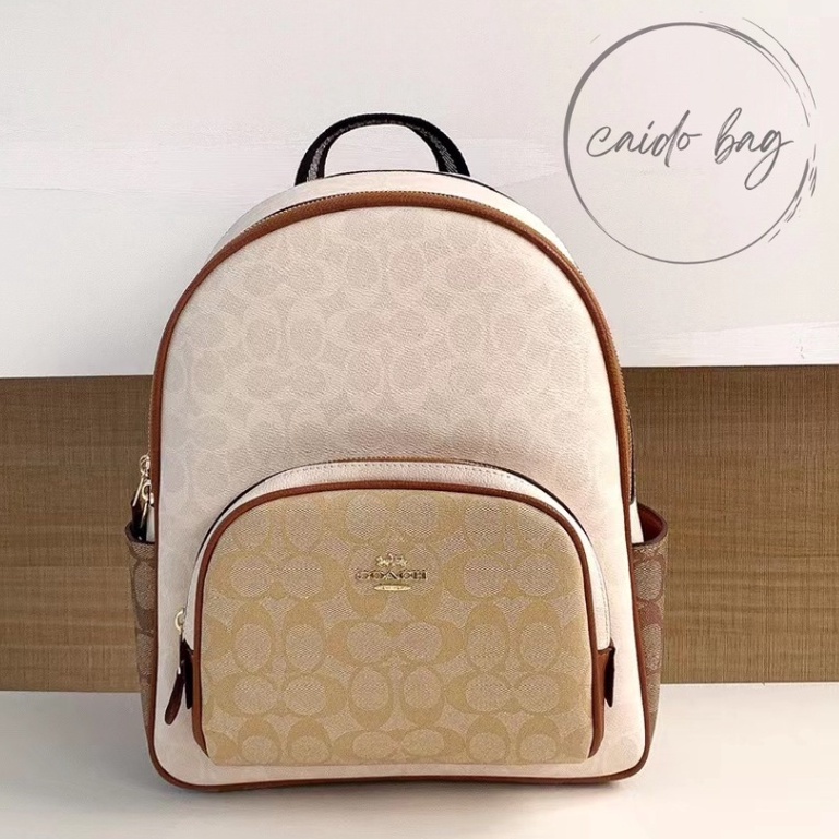 TAS RANSEL WANITA COACH BACKPACK COURT STYLE WOMEN'S ELEGAN BACKPACK CA439