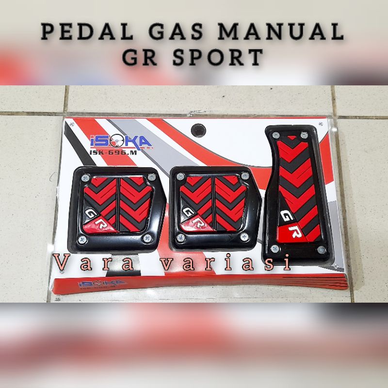 PEDAL GAS MOBIL MANUAL COVER PEDAL TRANMISI MANUAL GR SPORT