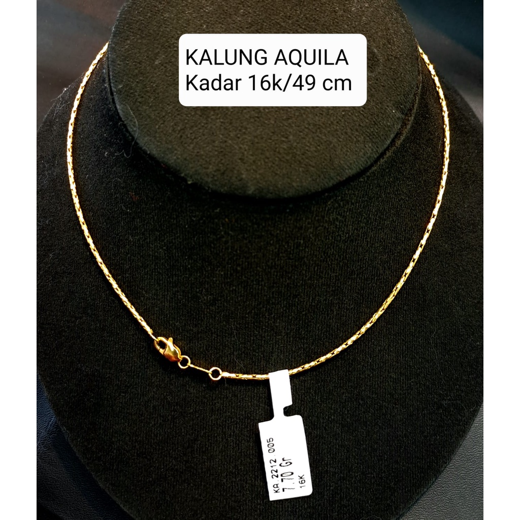 Kalung aquila kadar 700 16karat panjang 49cm