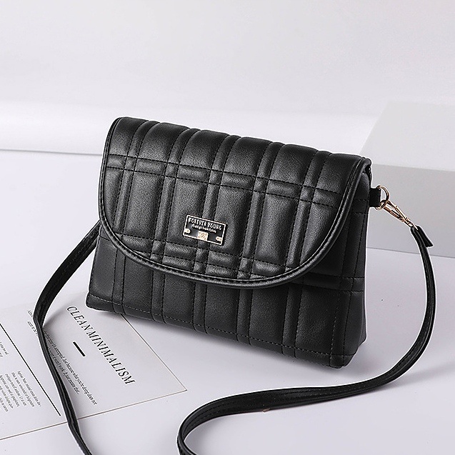 TAS SELEMPANG WANITA FOREVER YOUNG ORIGINAL KULIT HITAM WARDENIA TA716B5 IMPORT KOREAN SLING BAG REMAJA KEKINIAN CEWEK MURAH BRANDED BATAM SIMPLE CASUAL PREMIUM