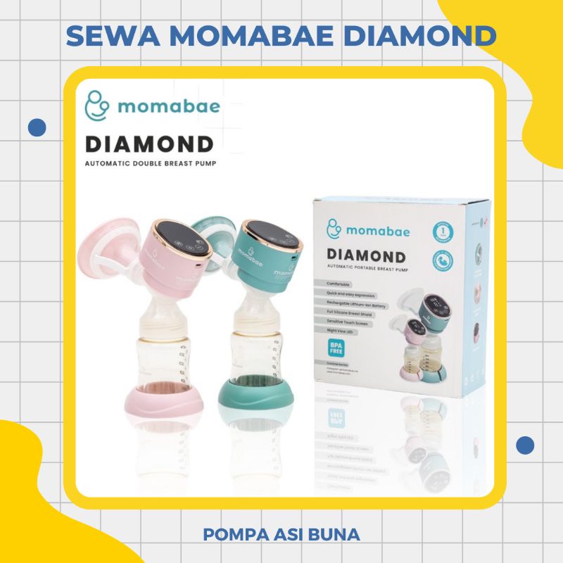 Jual Momabae Diamond Pompa Asi Portable Tanpa Selang Tanpa Kabel