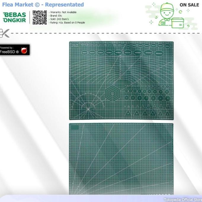 

Terlaris QJH Work Cutting Mat Pad A2 60 x 45 cm - QJ4 Termurah