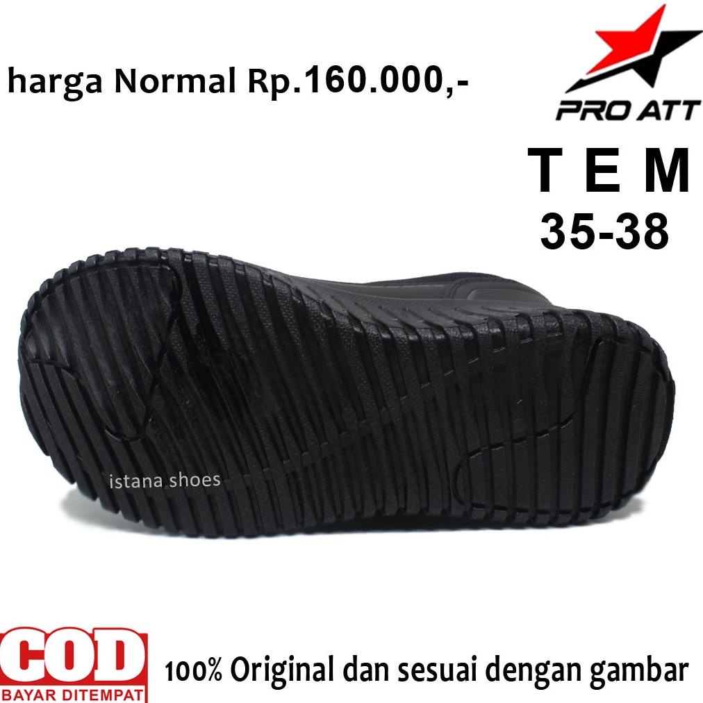 Model Baru Sepatu Anak Sekolah Paud Tk Sd Hitam Pro Att Tec 890 Laki Laki Perempuan 