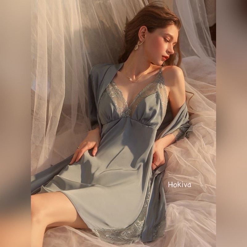 88 Sexy lingerie kimono baju tidur satin lingerie wanita / Lingerie dress satin baju sexy wanita / S