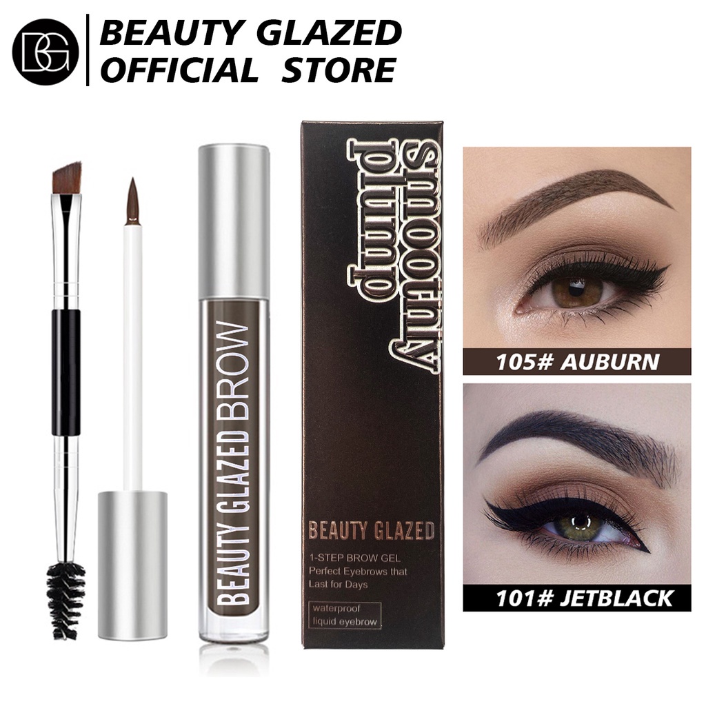 Beauty Glazed Eyebrow Gel Smoothy Plump 1 Step Brow Gel Beauty Glazed Eyebrow Cream Beauty Glazed