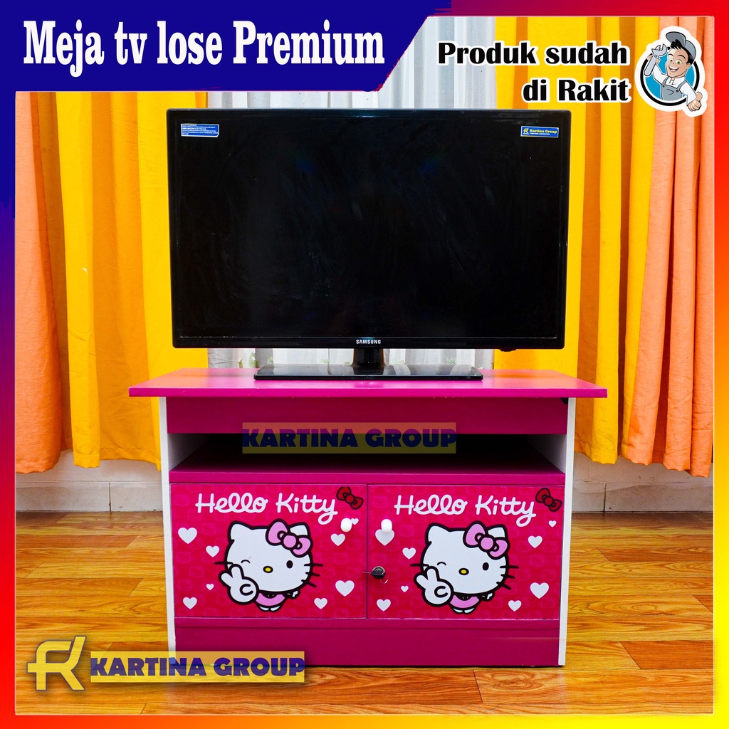 Meja tv Led / Tabung 32 inch  Lose premium Karakter Modern kekinian serbaguna Best seller