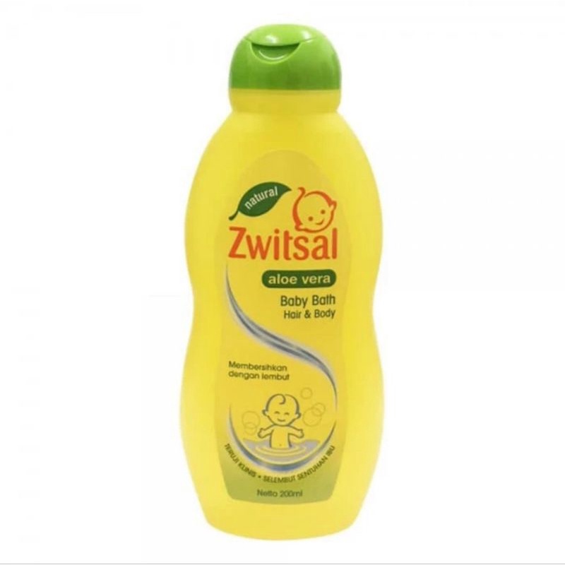 Jual Zwitsal Baby Bath Natural Aloe Vera Hair & Body 200ml | Shopee ...