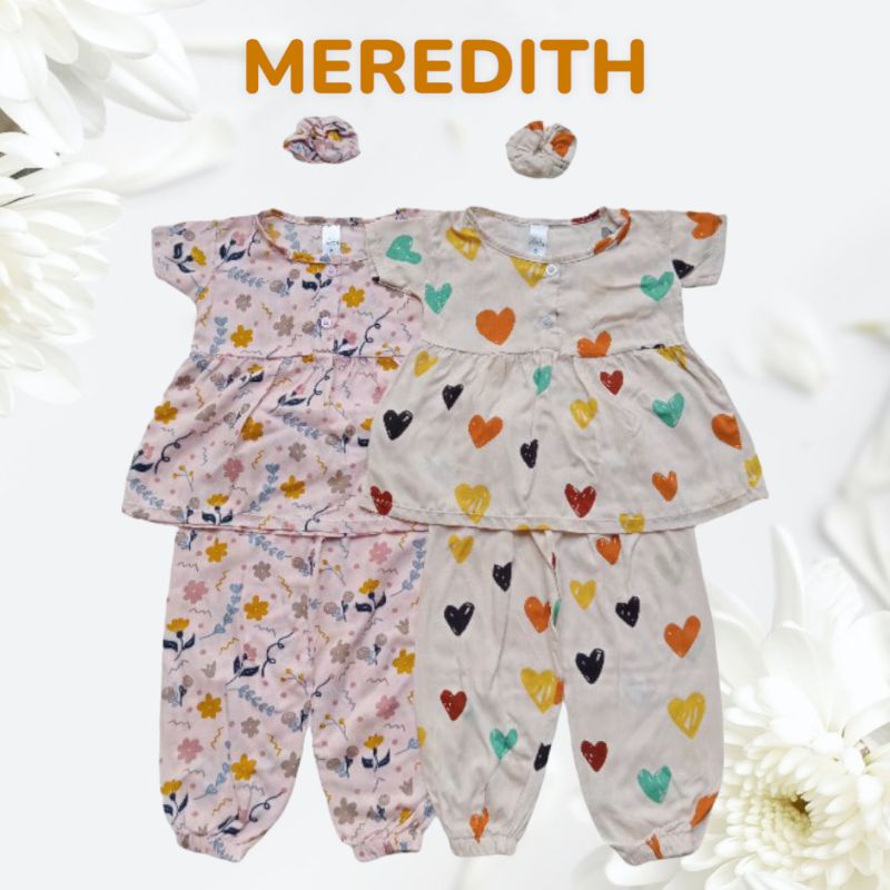 1-3T SETELAN MEREDITH ONE SET BY LITTLE KODA (B) meredit set setelan anak rayon