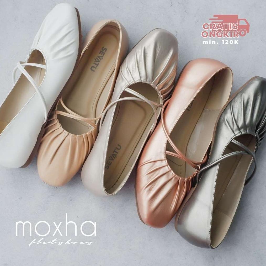 COD Sepatu Wanita Moxha Flatshoes  by Sevatu amuray