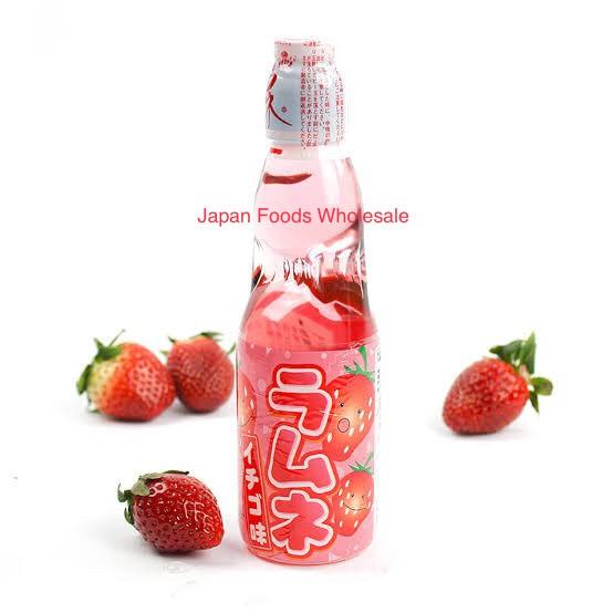 

Hatakosen Strawberry Ramune Soda / Minuman Jepang / Soft Drink Best Seller