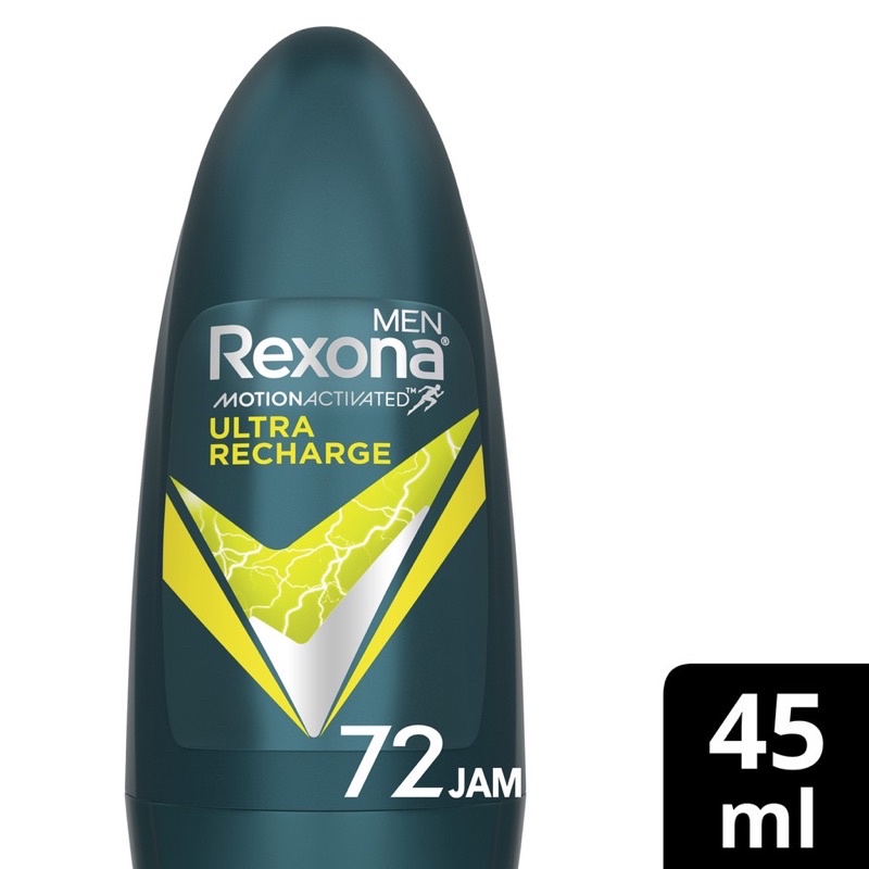 Jual Rexona Men Deodorant AntiPerspirant Ultra Recharge Roll On 45Ml
