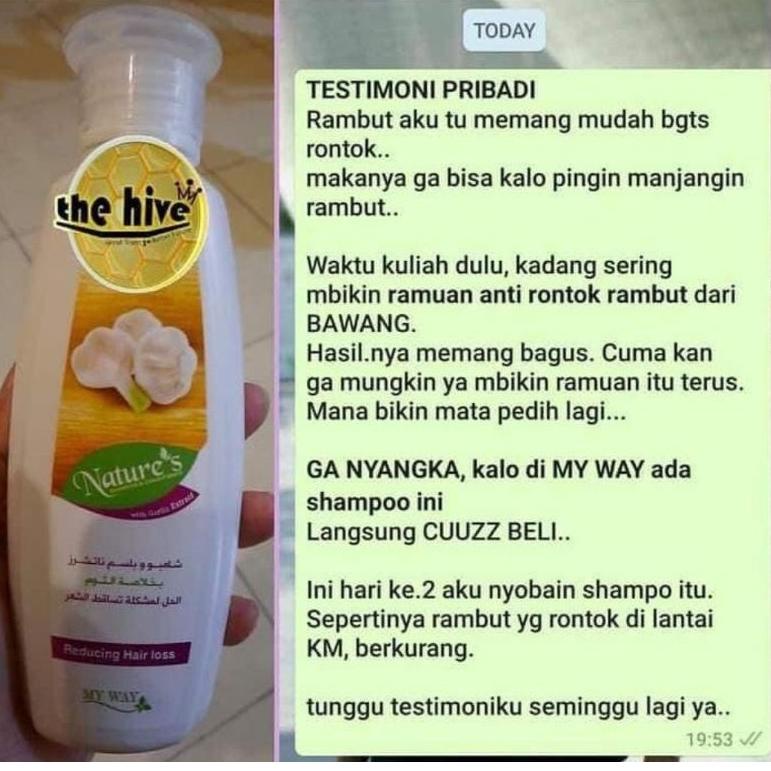 ㆅ MY WAY shampo My Refill, shampo Nature anti rontok BARU 3589 ☁