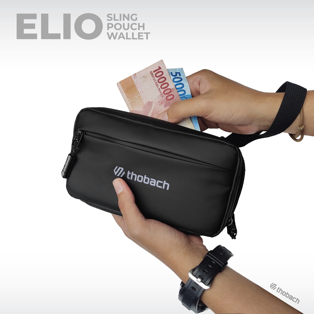 THOBACH - SLING POUCH WATERPROOF ELIO SLING PHONE SELEMPANG HAND BAG ANTI AIR DOMPET PRIA WANITA