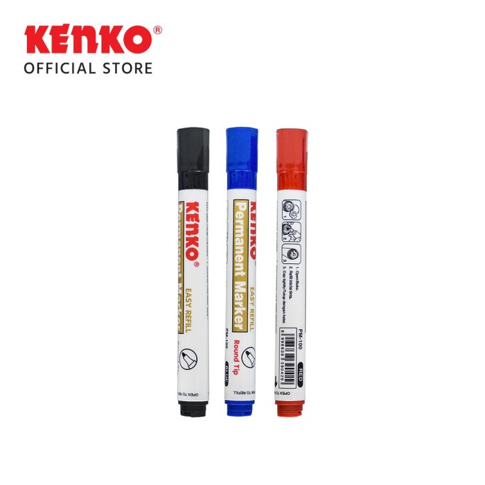 

PRO Spidol KENKO PM-100 / Spidol Permanent - Biru
