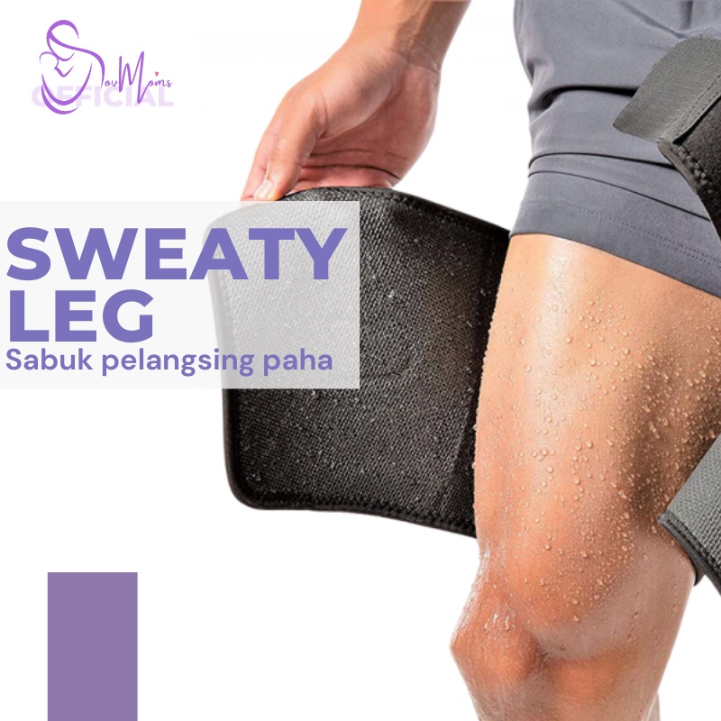 Korset Pengecil Paha Deker Paha Kualitas Super Sweet Sweat Waist Thigh Korset Pembakar Lemak