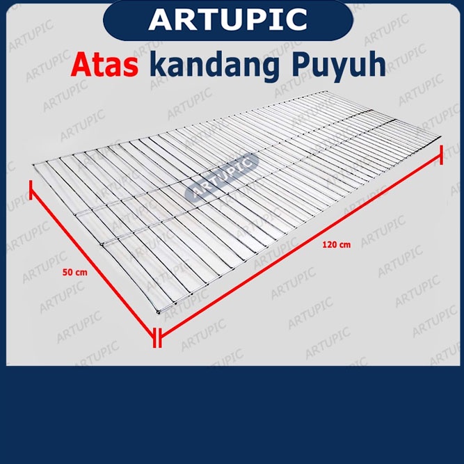 ATAS Kandang Puyuh Kawat Galvanise Artupic HANYA ATAS SAJA