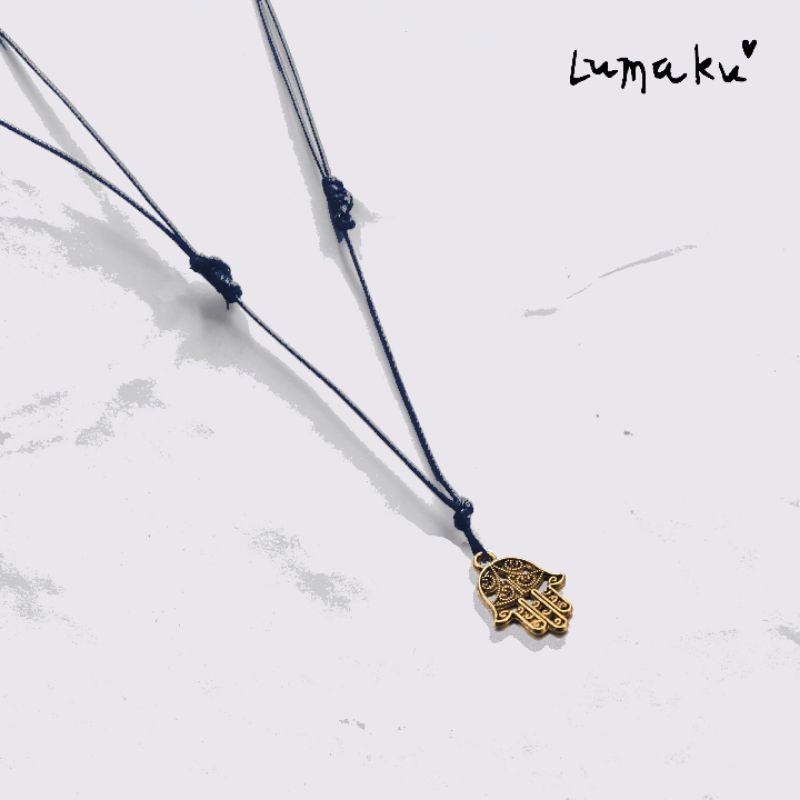 Kalung Serut "Hamsa Hand" | Lumaku♡