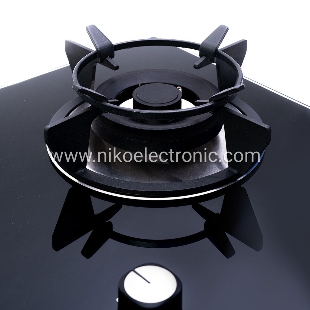 NIKO kompor Gas Kaca Tanam 3 Tungku Kokana 3.0 Black - Garansi Resmi 1 Tahun