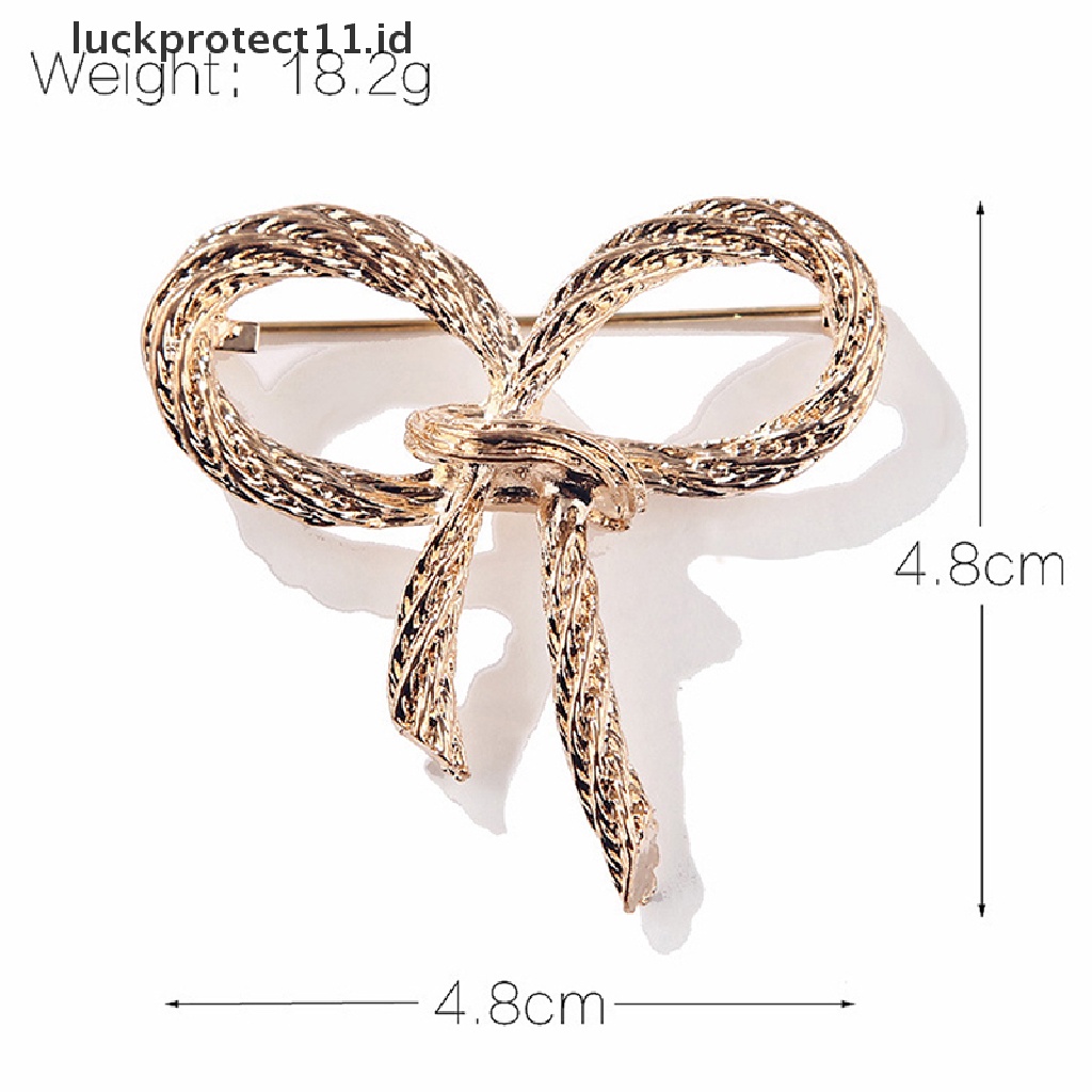 /Fashion Hot// Fashion// Fashion Busur Bros Untuk Wanita Ikatan Simpul Bros Pin Safety Lapel Pin Brooch Aksesoris Perhiasan Pernikahan.