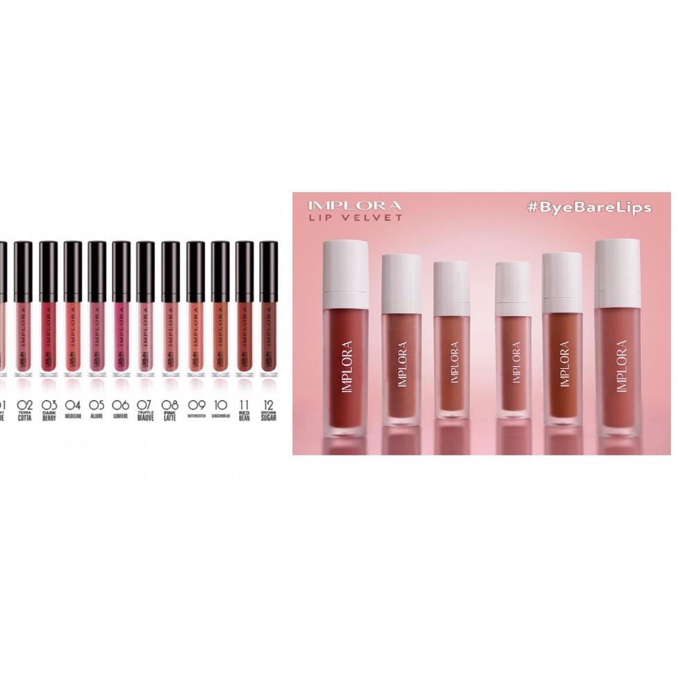 ➨ Implora LIPCREAM URBAN | Implora LIPCREAM VELVET | Implora LIPCREAM X RELAXA - Lipcream Implora Ma