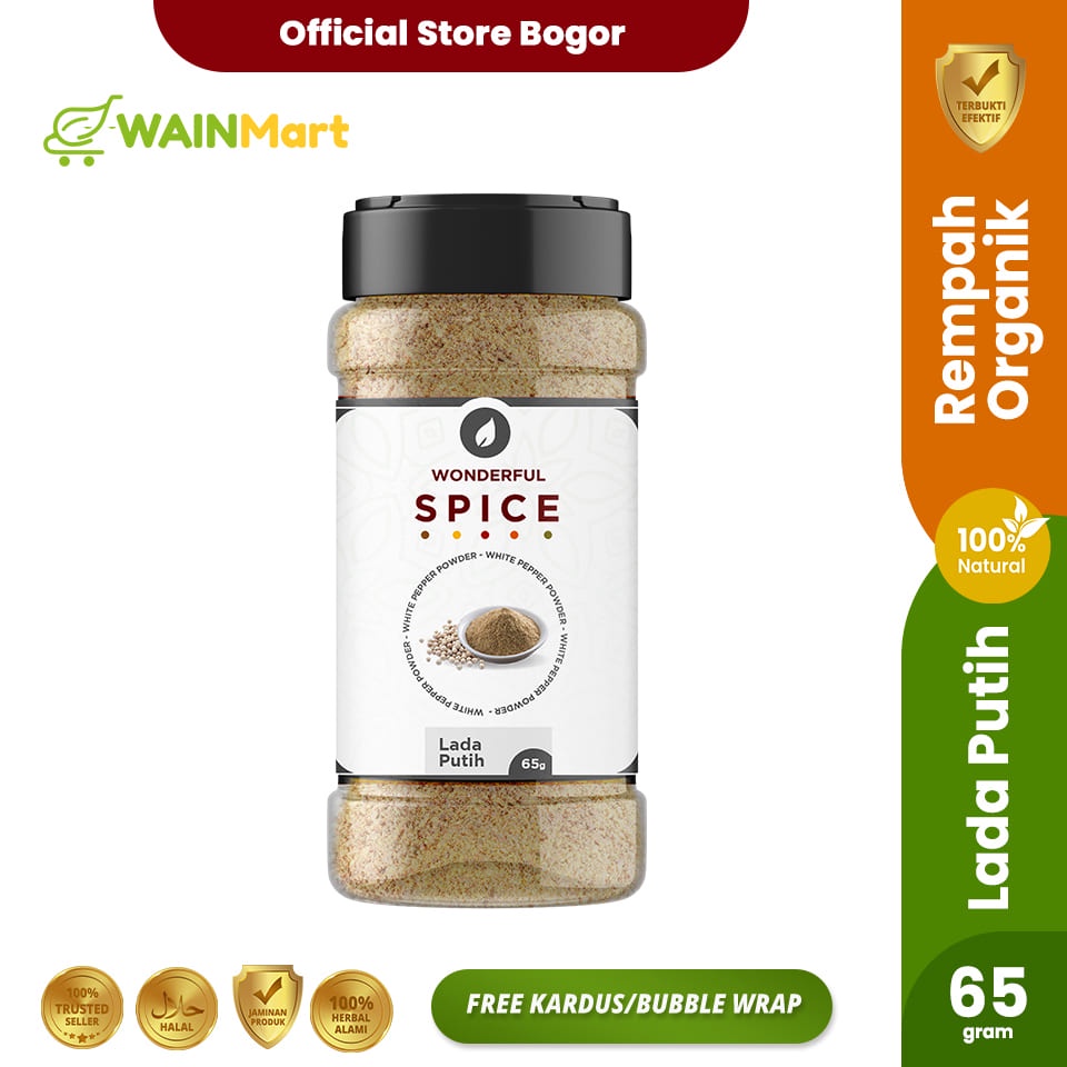 Wonderful Spice Bumbu Masak Rempah Premium All Varian Cabai bubuk Bawang Putih Chia Seed Garam Himalaya Kunyit Lada Putih Lada Hitam