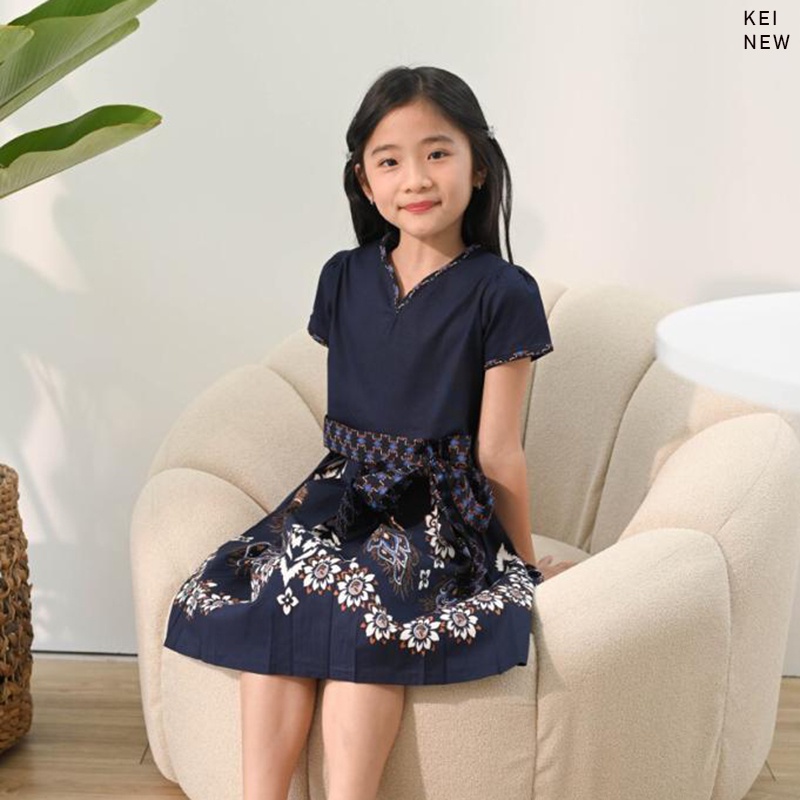 KEI NEW KIDS DRESS - Dress Batik Anak Perempuan 009 JM