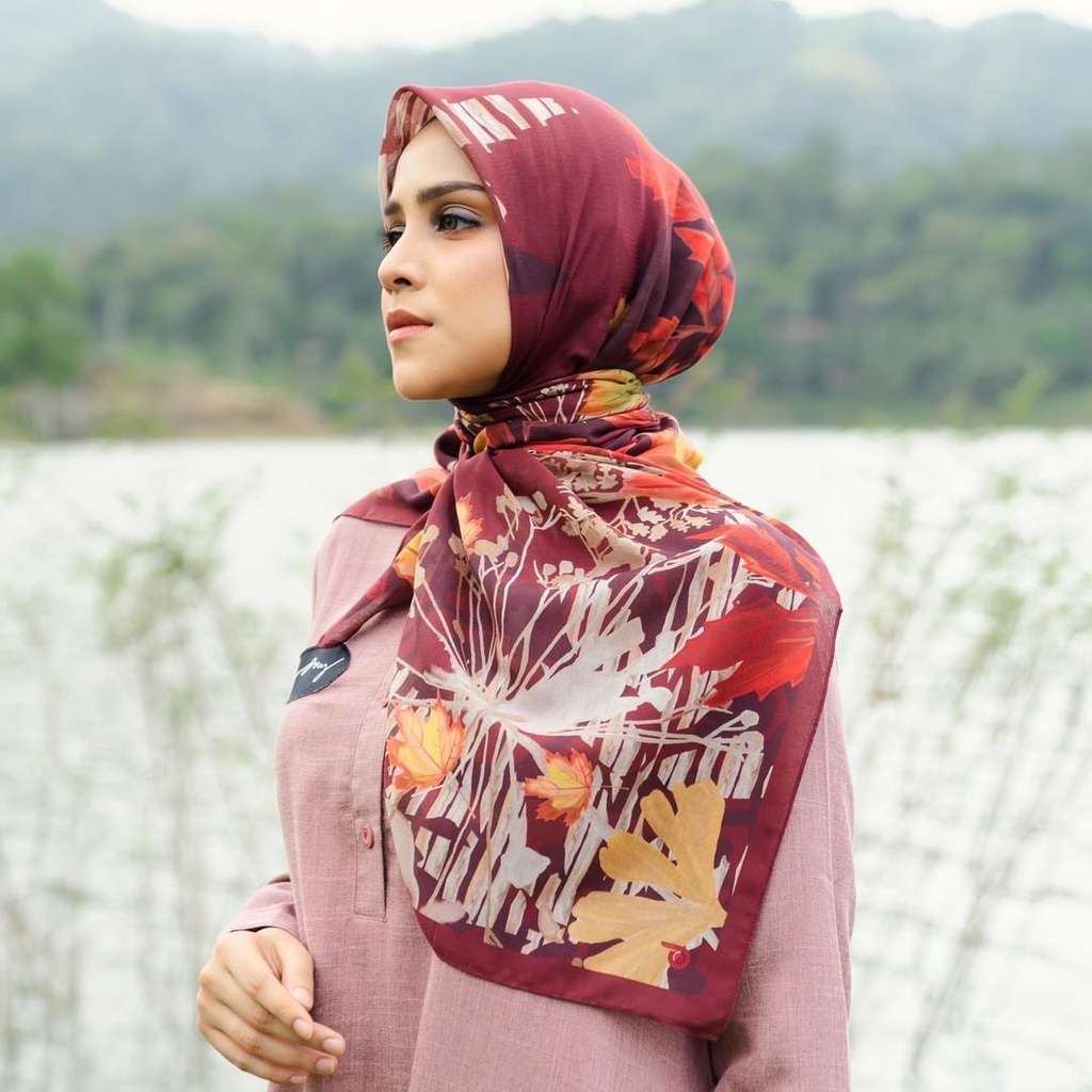FOLIA SCARF BY DEENAY/SCARF MOTIF/SCARF PREMIUM/VOAL/VOAL MOTIF