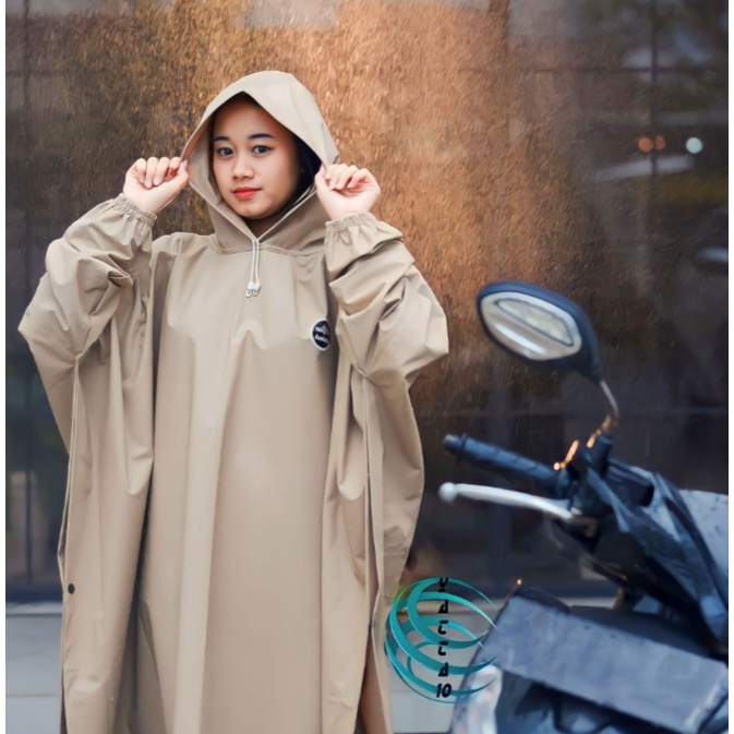 RDS RAINCOAT ORIGNAL Jas Hujan Poncho - Mantel Kelelawar Pria Wanita Anti Sobek Bahan Tebal