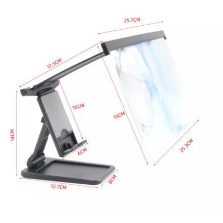 Pembesar Layar HP 3D F12 Enlarge Screen Magnifier Bracket