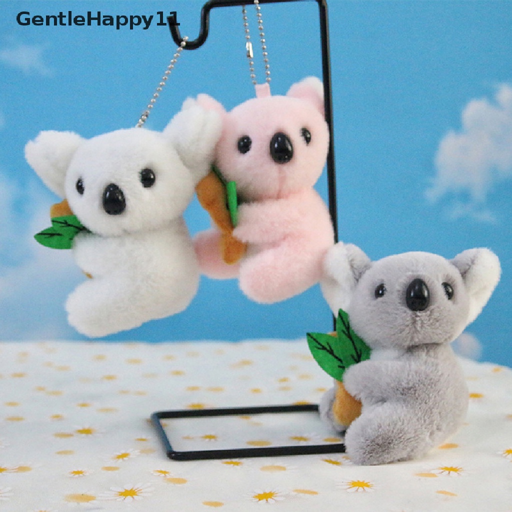 Gentlehappy Koala Boneka Plush Pendant Ransel Pendant Gantungan Kunci Hadiah Mainan Aksesoris Mobil id