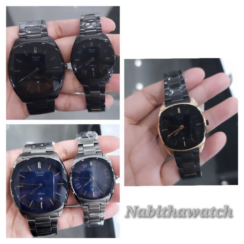 Jam Tangan Couple Alexandre Christie AC8671 New 8671 Original Garansi Resmi