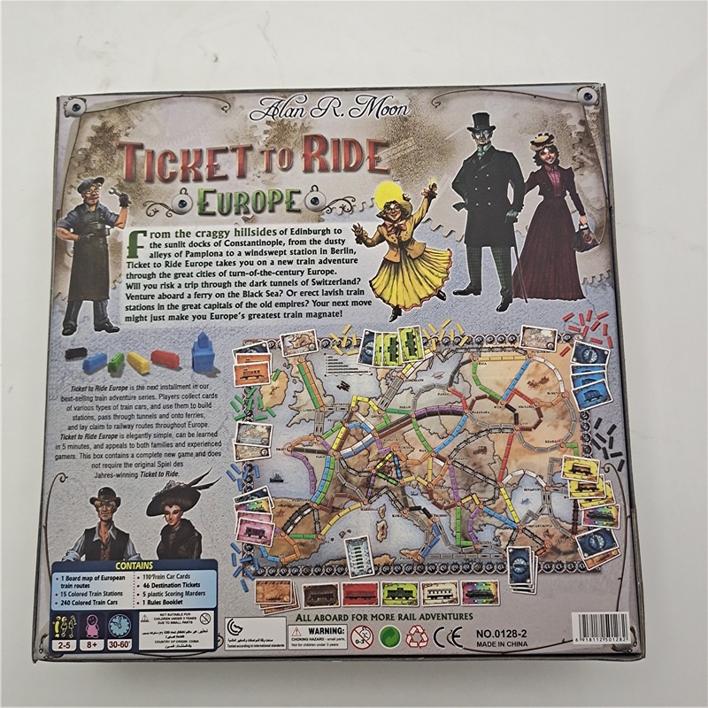 Board game Ticket to Ride Europe