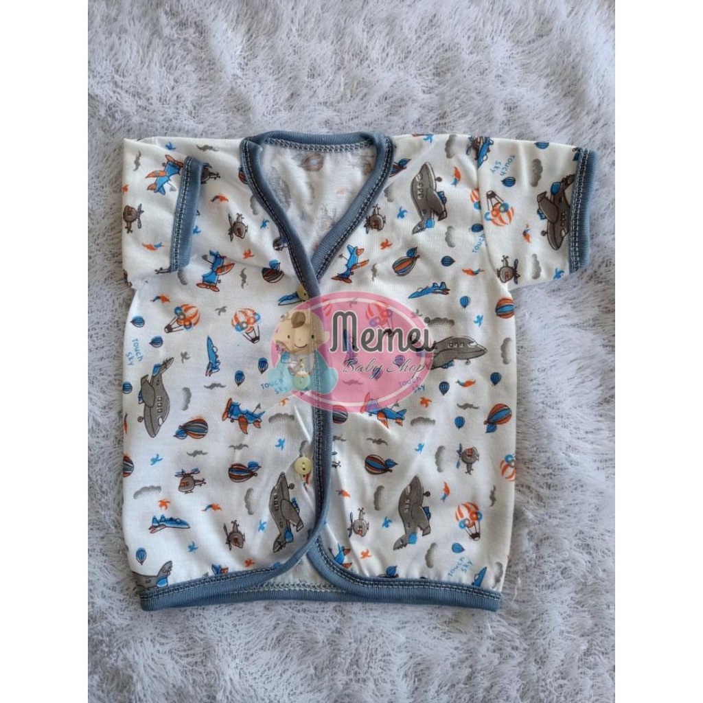 1 LUSIN (12 pcs) Baju bayi pendek KATUN TABUR grosir TERMURAH