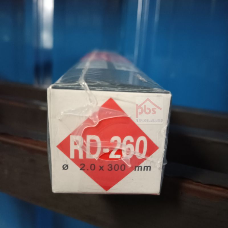 KAWAT LAS 2.0mm RD260 / KAWAT LAS NIKKO RD260 2.0MM / MATA LAS 2.0 MM / WELDING ROD 2.0MM