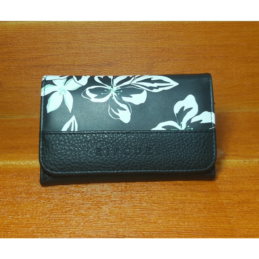 Dompet Ripcurl Wanita Original S21 Namotu tiki mid wallet - black