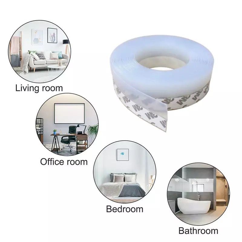 Seal Tape / Penahan / Penutup Celah Bawah Pintu 1Mx2.5cm