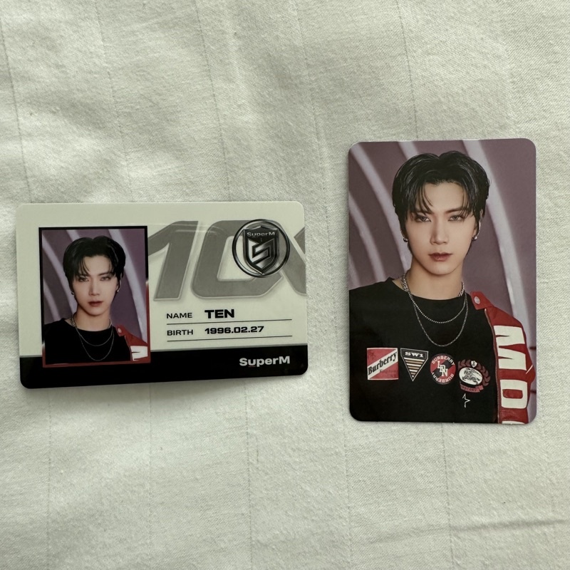 Superm Ten 100 photo id photocard pc set