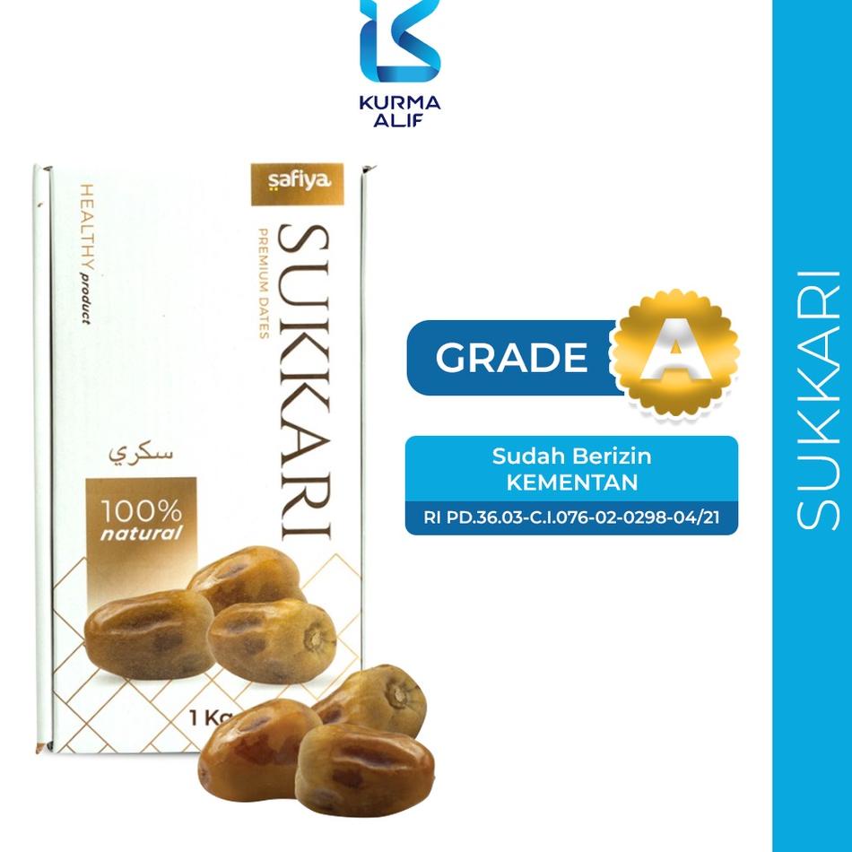 

[PRODUK FPCMQ] Kurma Sukari Kurma Raja 1 kg Basah Lembut Premium T7B