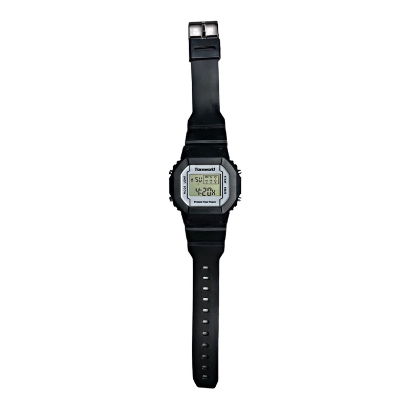 Transworld Digital Watches Peace Black | Jam Tangan Digital