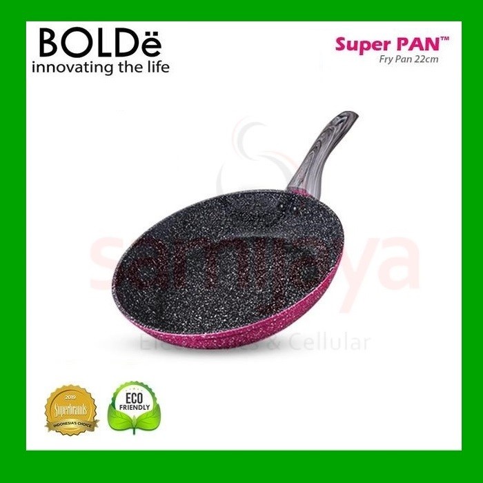 ~~~] FRYPAN BOLDE - FRY PAN BOLDE PAN BOLDE 22 CM GRANITE BLACKPINK