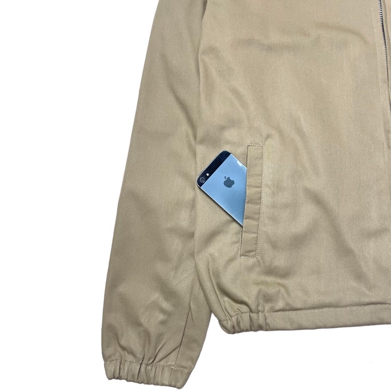 Transworld Jaket Harrington Pria Emeli Khaki