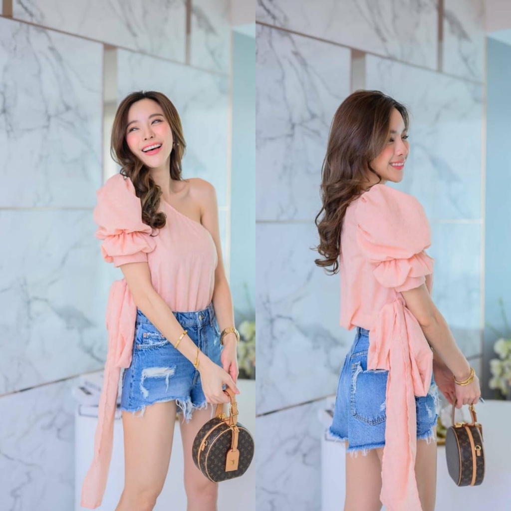 ATASAN HALF SABRINA FASHION WANITA IMPORT BANGKOK CODE S1