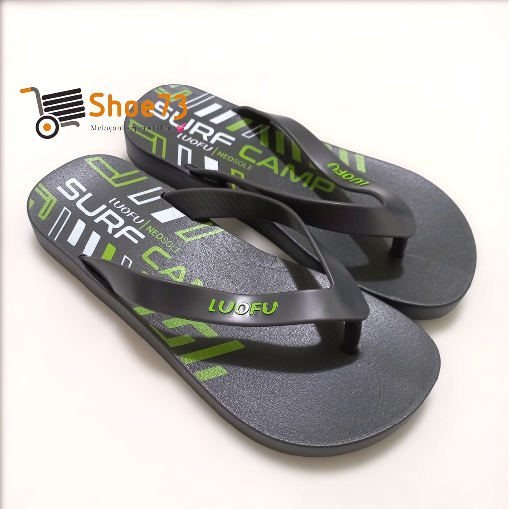 LUOFU F 2318 - E20 SIZE 40-44 ORIGINAL l Sandal jepit jelly pria l Sendal jepit cowok impor