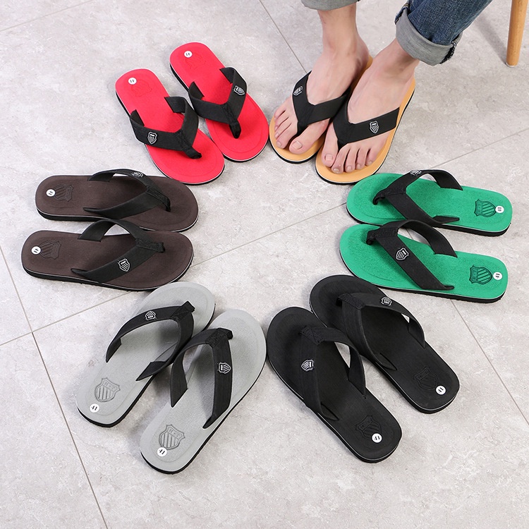 1PCS Sandal Jepit Dewasa Cowok Pria Slipa Sliper Sandal Rumah Sandal Santai Tandas Casual Empuk Sandal Kekinian