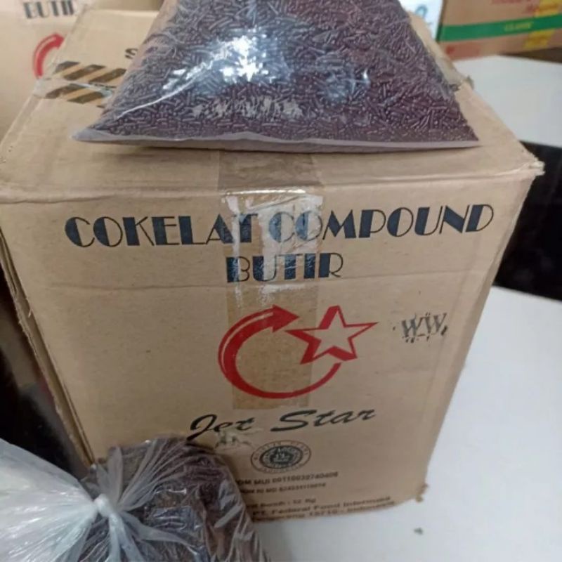 

Meses & Ceres Merk Jetstar 1 KG Repack Coklat / Warna Warni