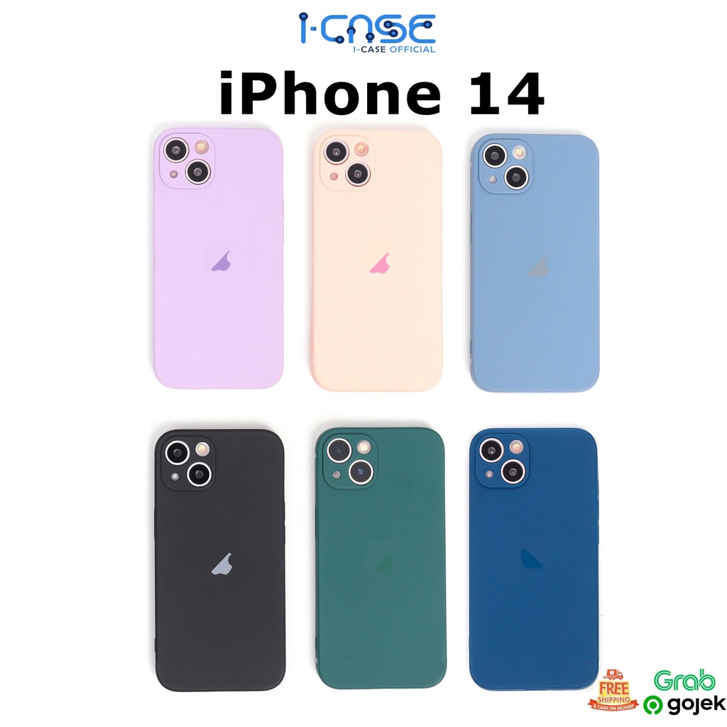 Soft Case Edge Silicone Matte Lens Cover for iPhone 14 PLUS PRO MAX