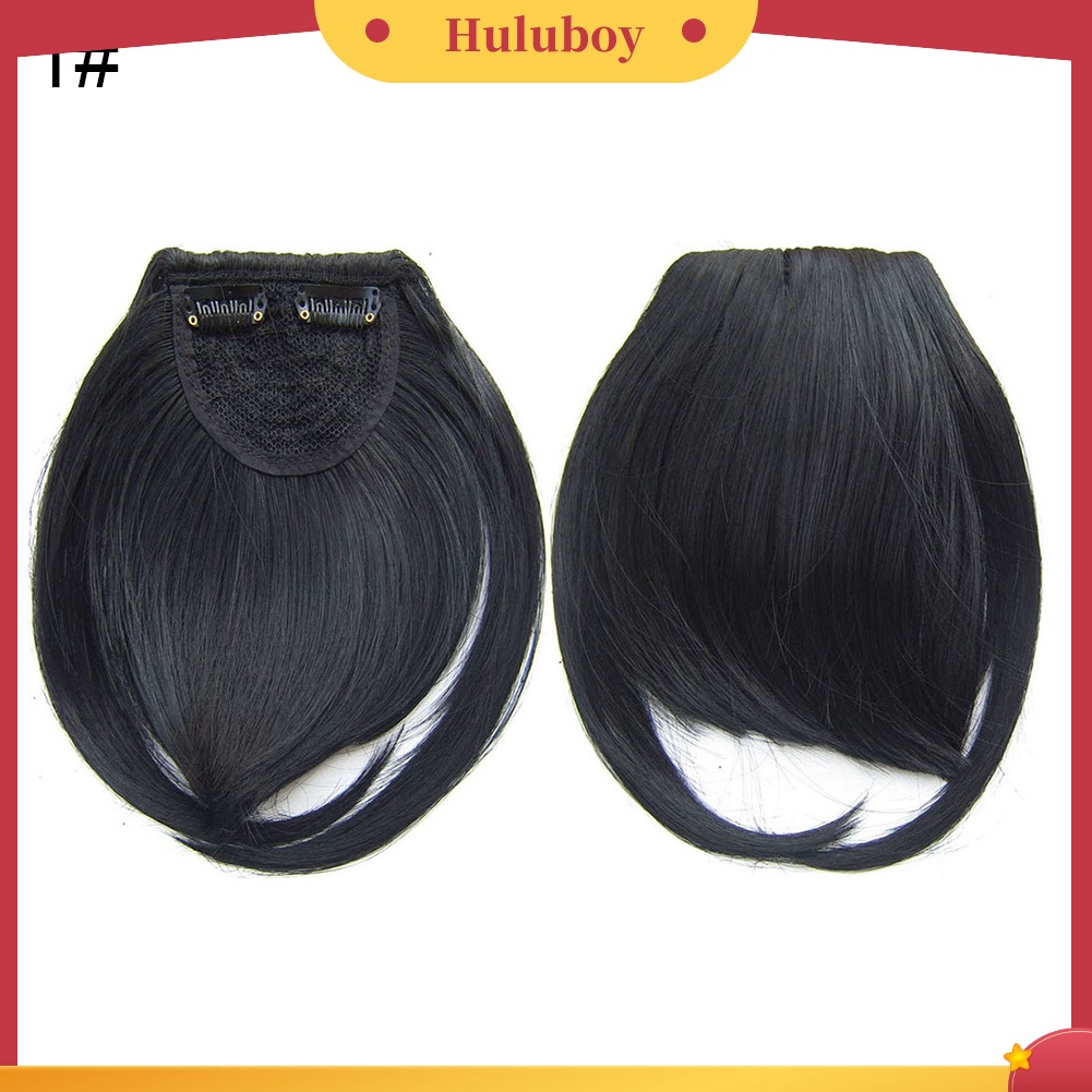 Wig Poni Rambut Ekstensi Model Lurus Bahan Sintetis Untuk Perempuan