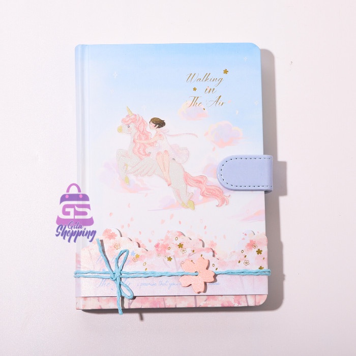 

✨NEW✨ - Magnetic Notebook Diary Walking in the air / Jurnal agenda Buku Tulis - A