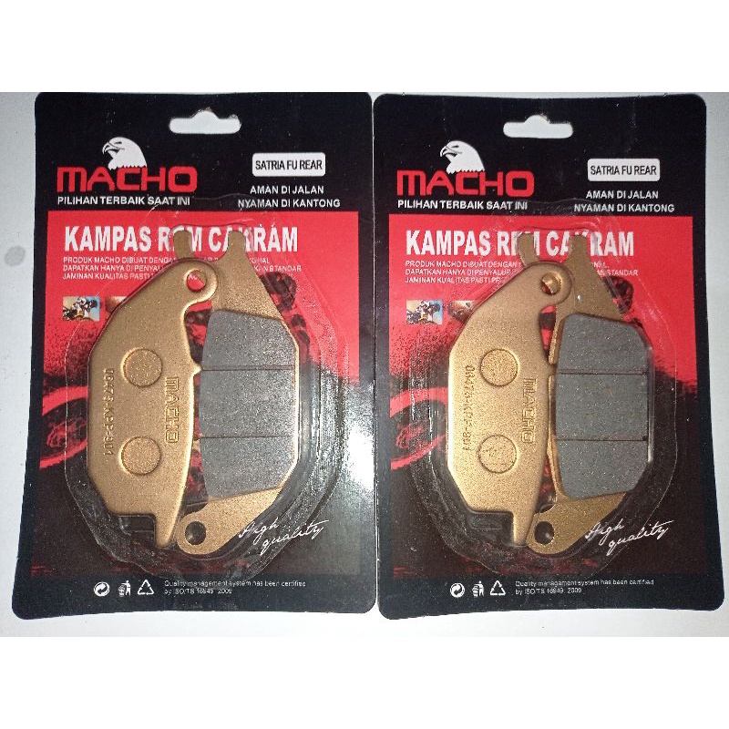 Kampas rem belakang satria fu original macho